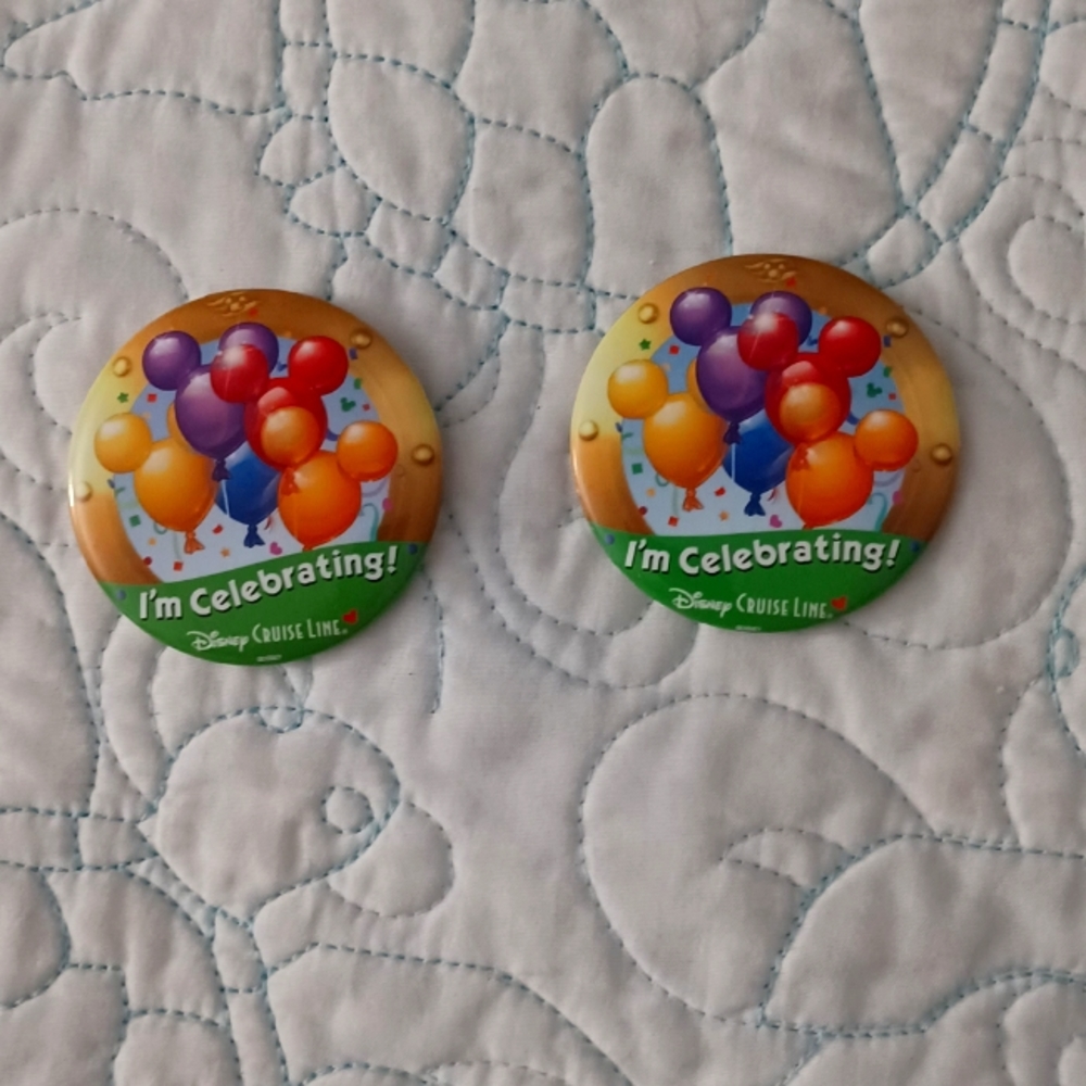Disney cruise line buttons